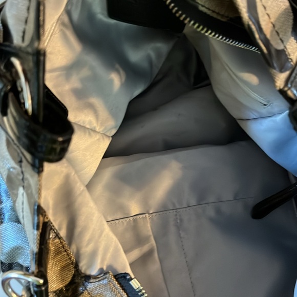 COACH ALEX OP ART SIGNATURE LEATHER LOGO SATCHEL BAG 14262 - Picture 9 of 13